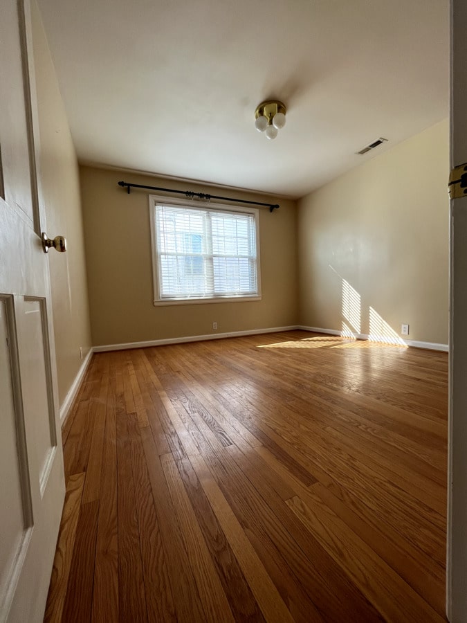 Momeno residence hardwood floor before refinishing