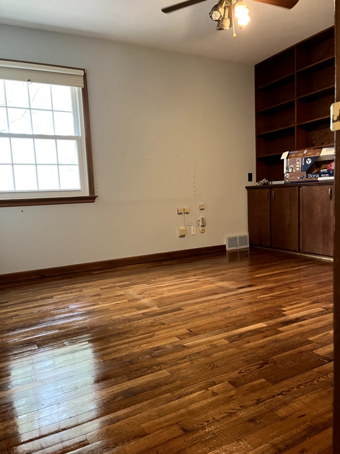 Thomas residence hardwood floor after recoating by ReCoat Revolution