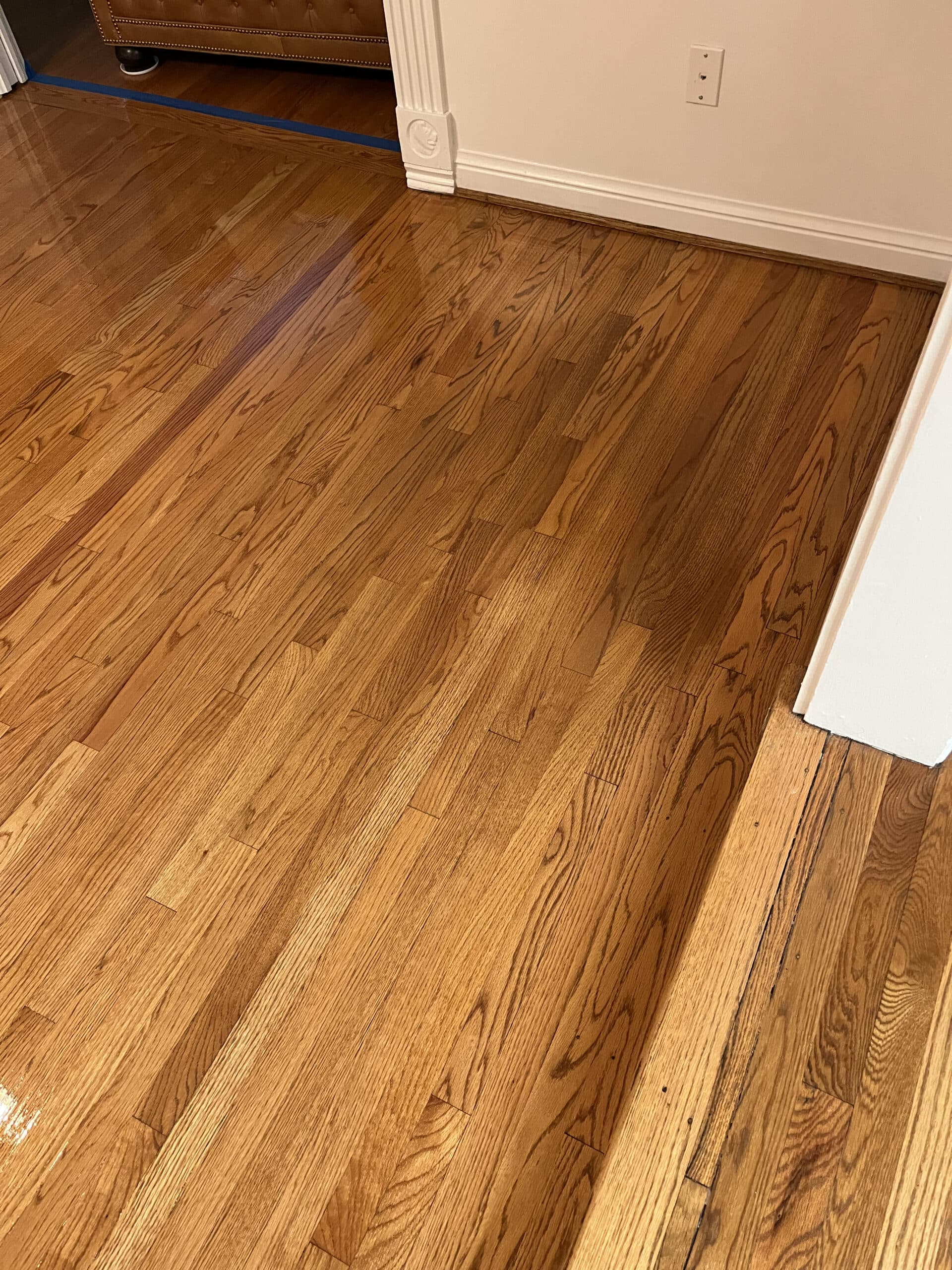 Etiman residence hardwood floor after recoating by ReCoat Revolution