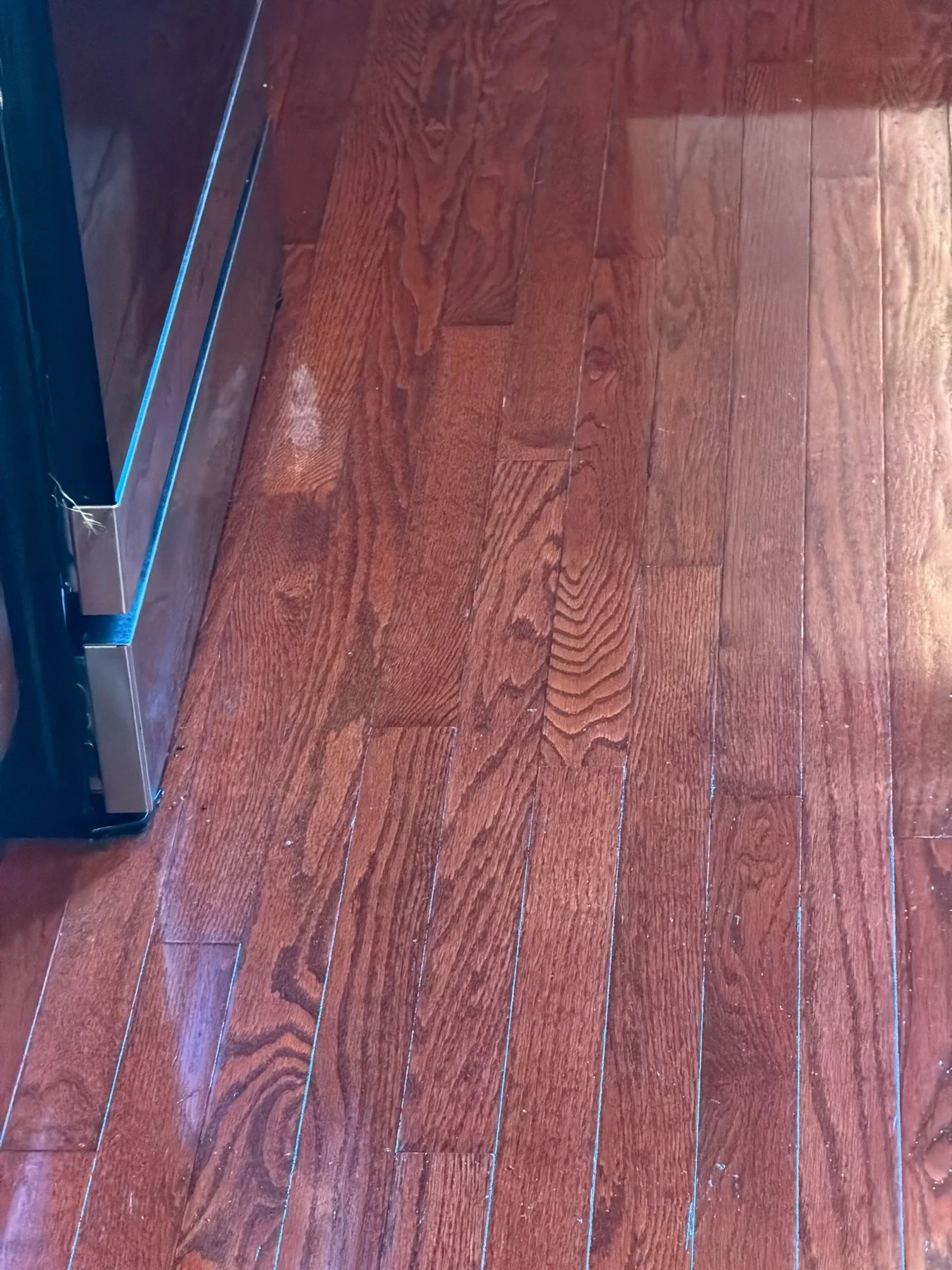 Washington, D.C. West: Prefinished Red Oak Kitchen – after ReCoat Revolution refinishing