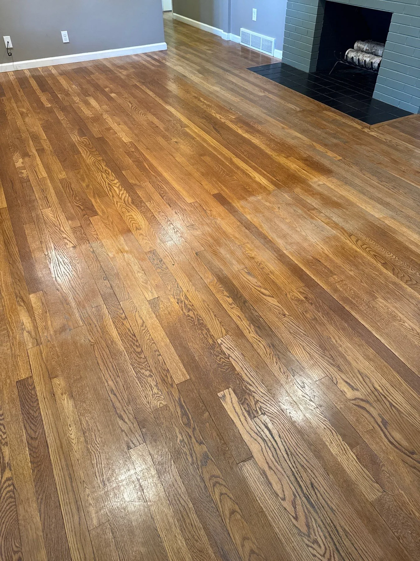East Cincinnati: Living Room – before refinishing