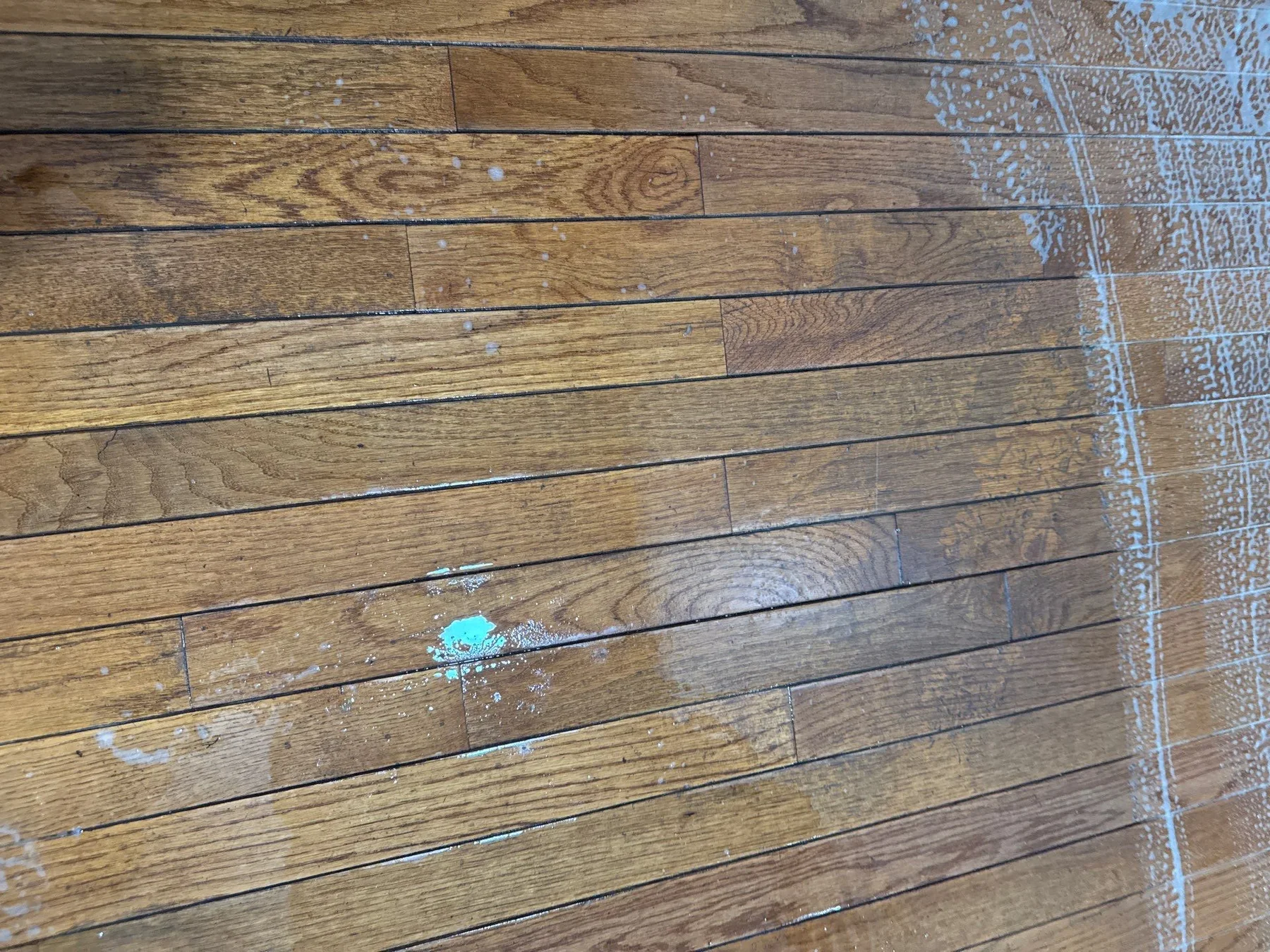East Cincinnati: Hallway – before refinishing