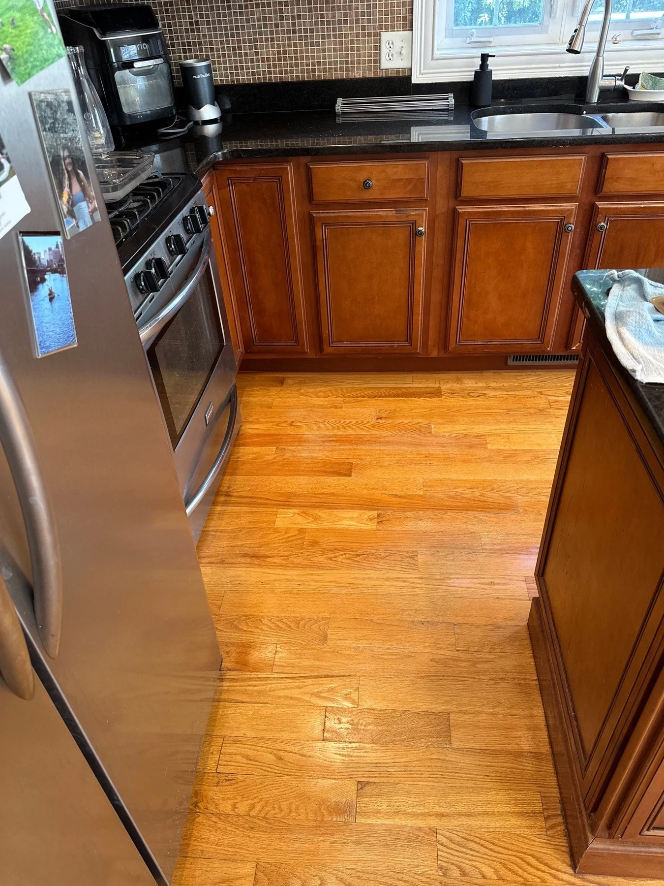 Merrimack Valley: Red Oak Kitchen – after ReCoat Revolution refinishing