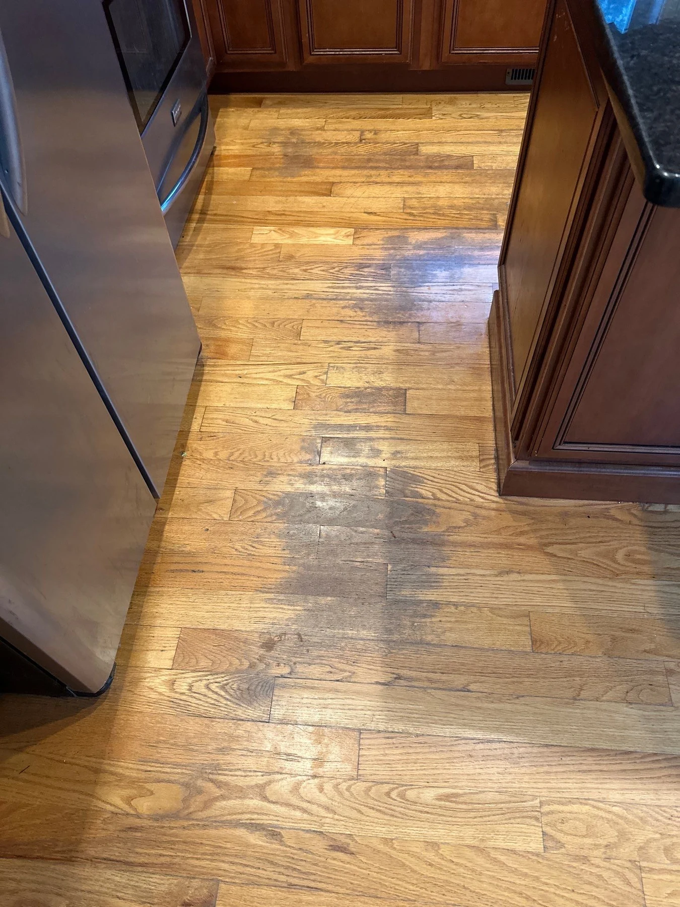 Merrimack Valley: Red Oak Kitchen – before refinishing