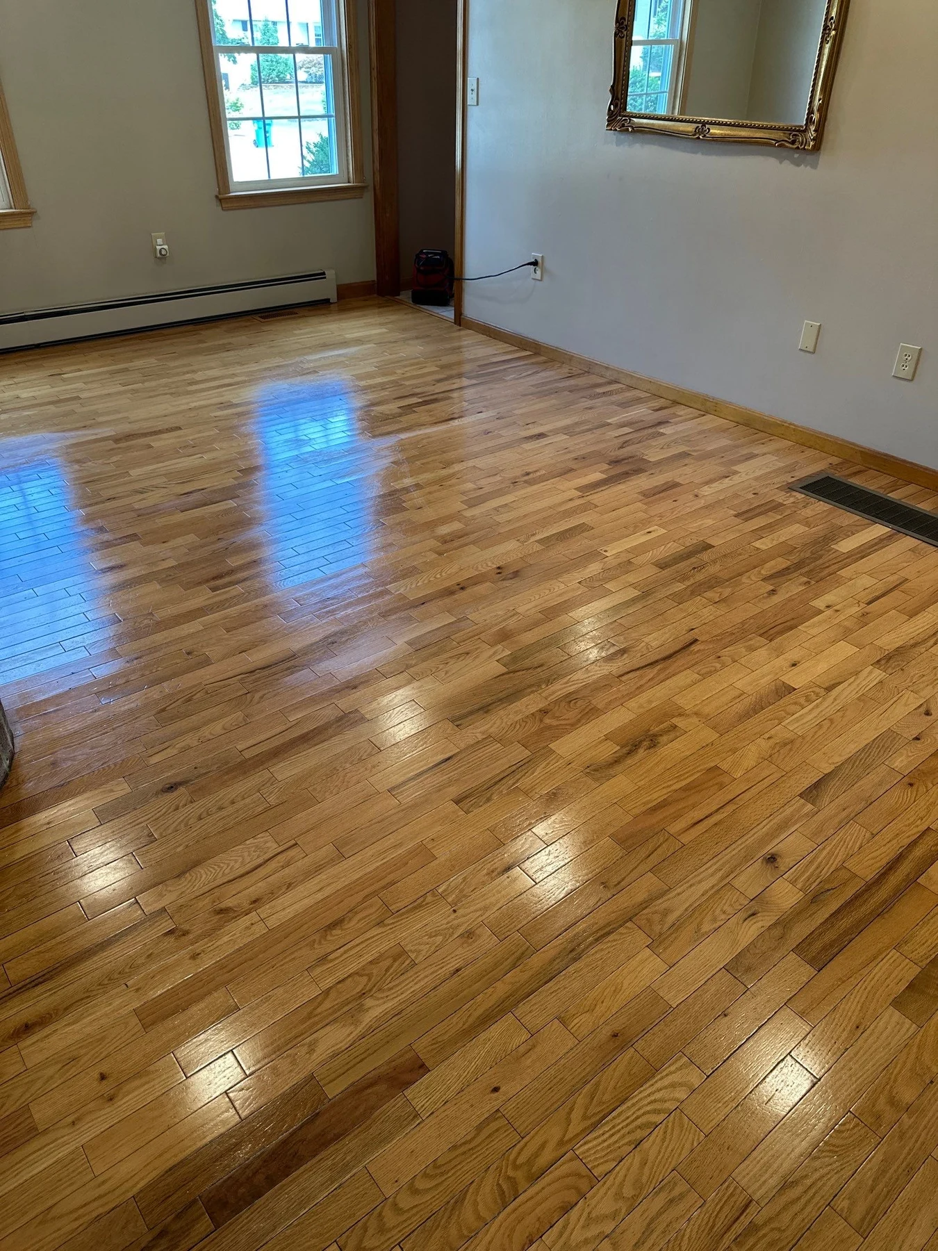 Merrimack Valley: Hearth Room – after ReCoat Revolution refinishing
