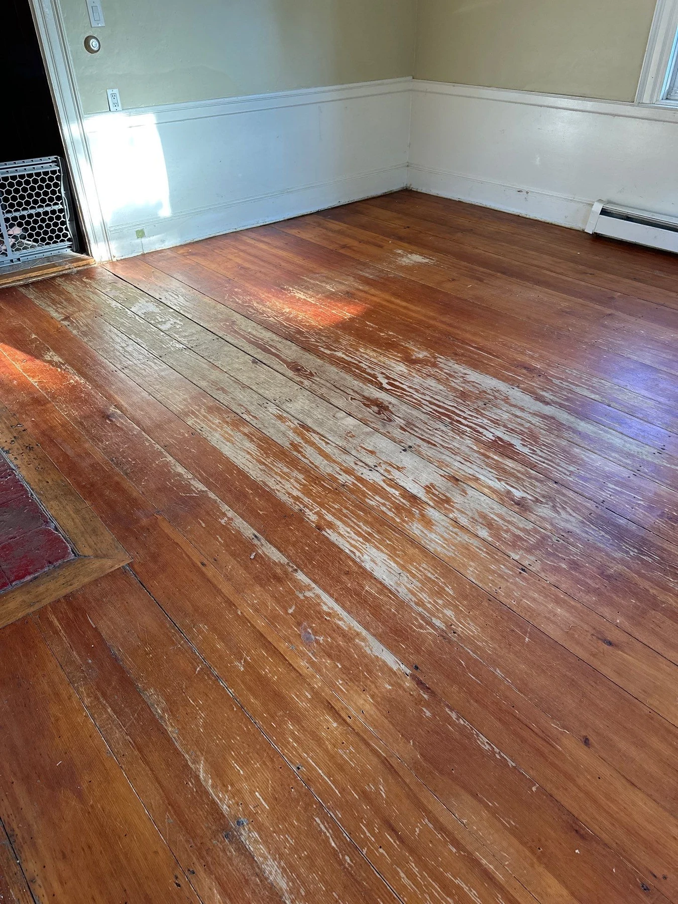 Merrimack Valley: Fireplace – before refinishing