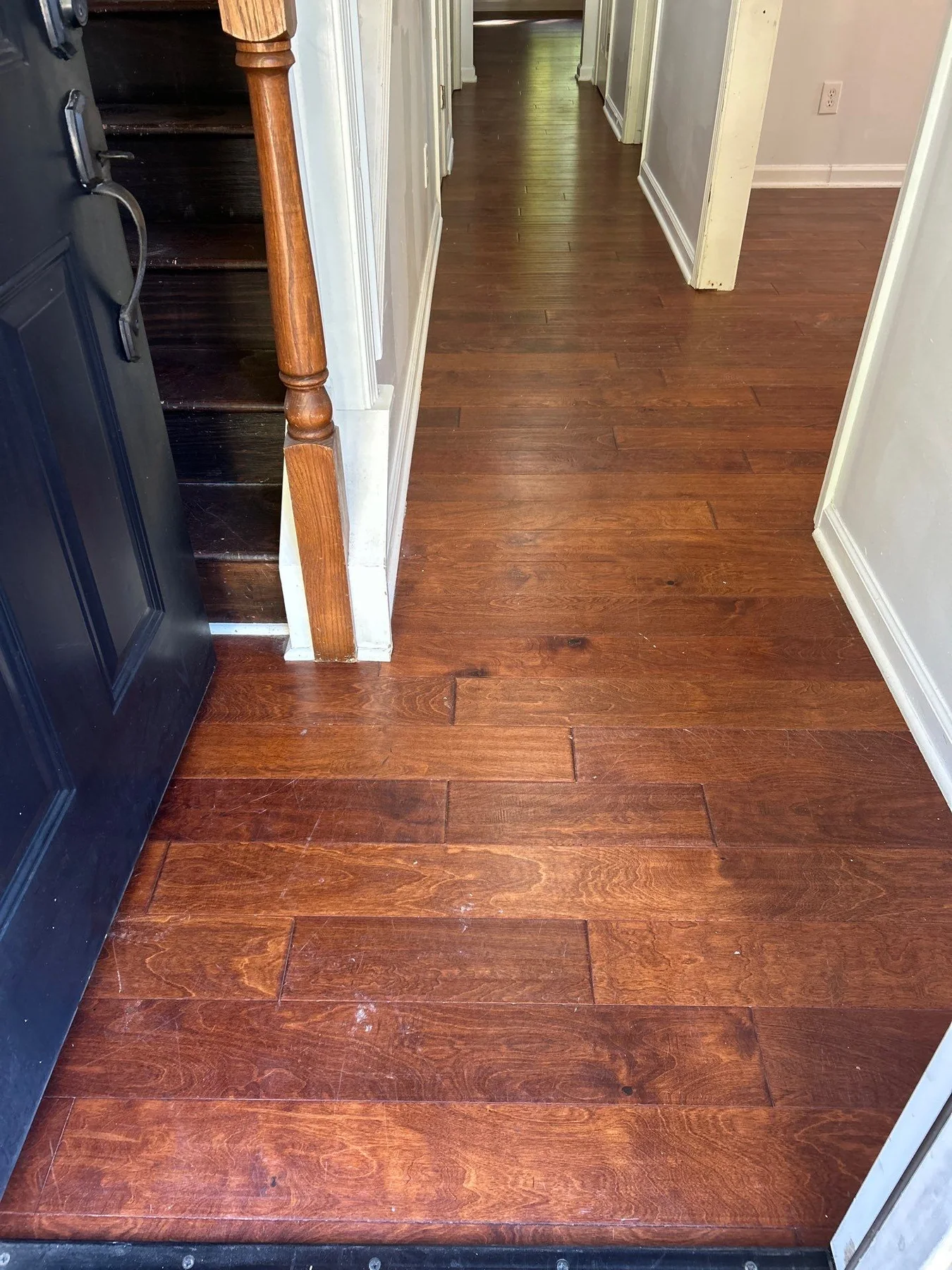 North Atlanta: Foyer – before refinishing