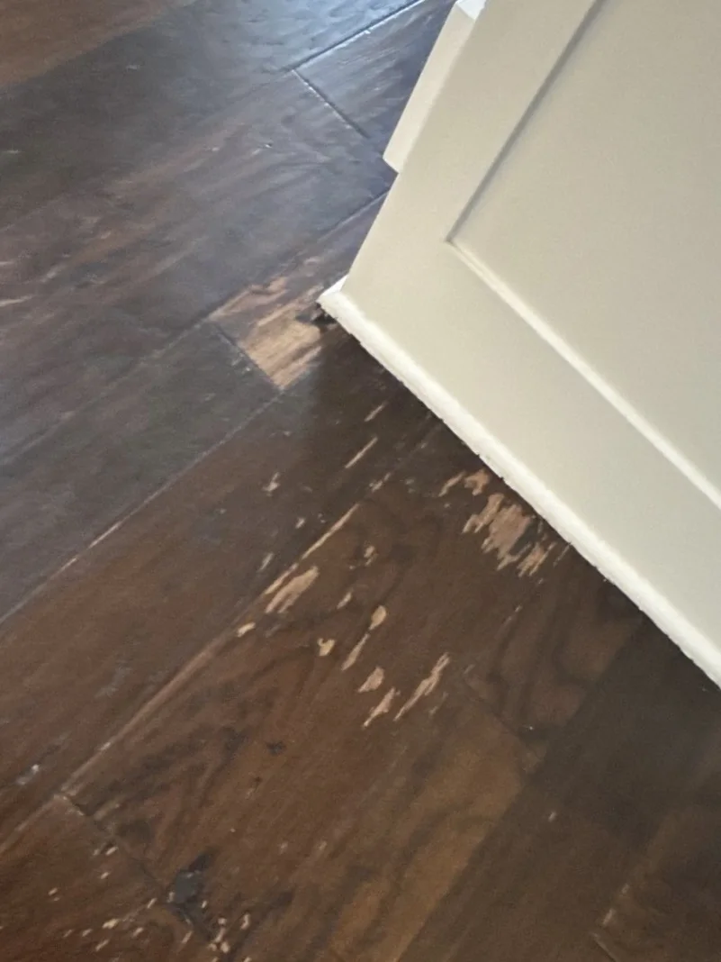 North DFW: Engineered Wood Grapevine – before refinishing