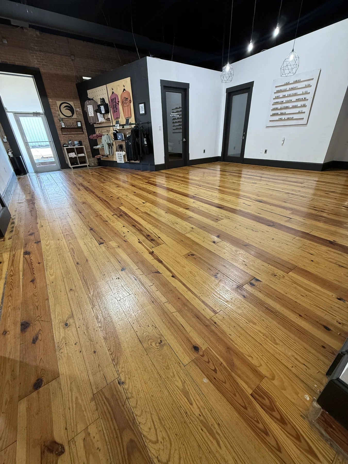 North DFW: Historic Hardwood Grand Prairie Floor – before refinishing