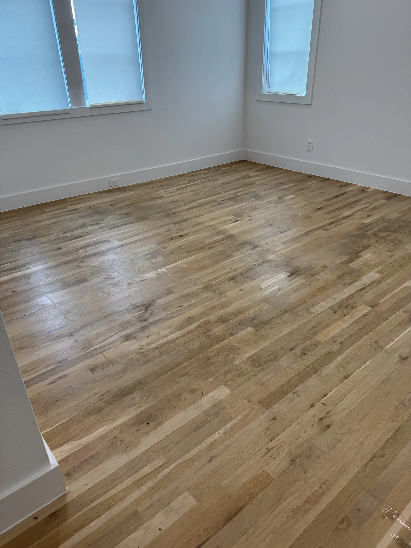 North DFW: Solid Hardwood Lakewood – before refinishing