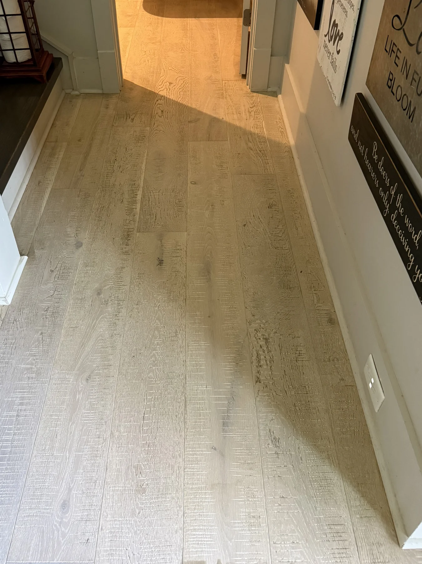 South Charlotte: Hallway – after ReCoat Revolution refinishing