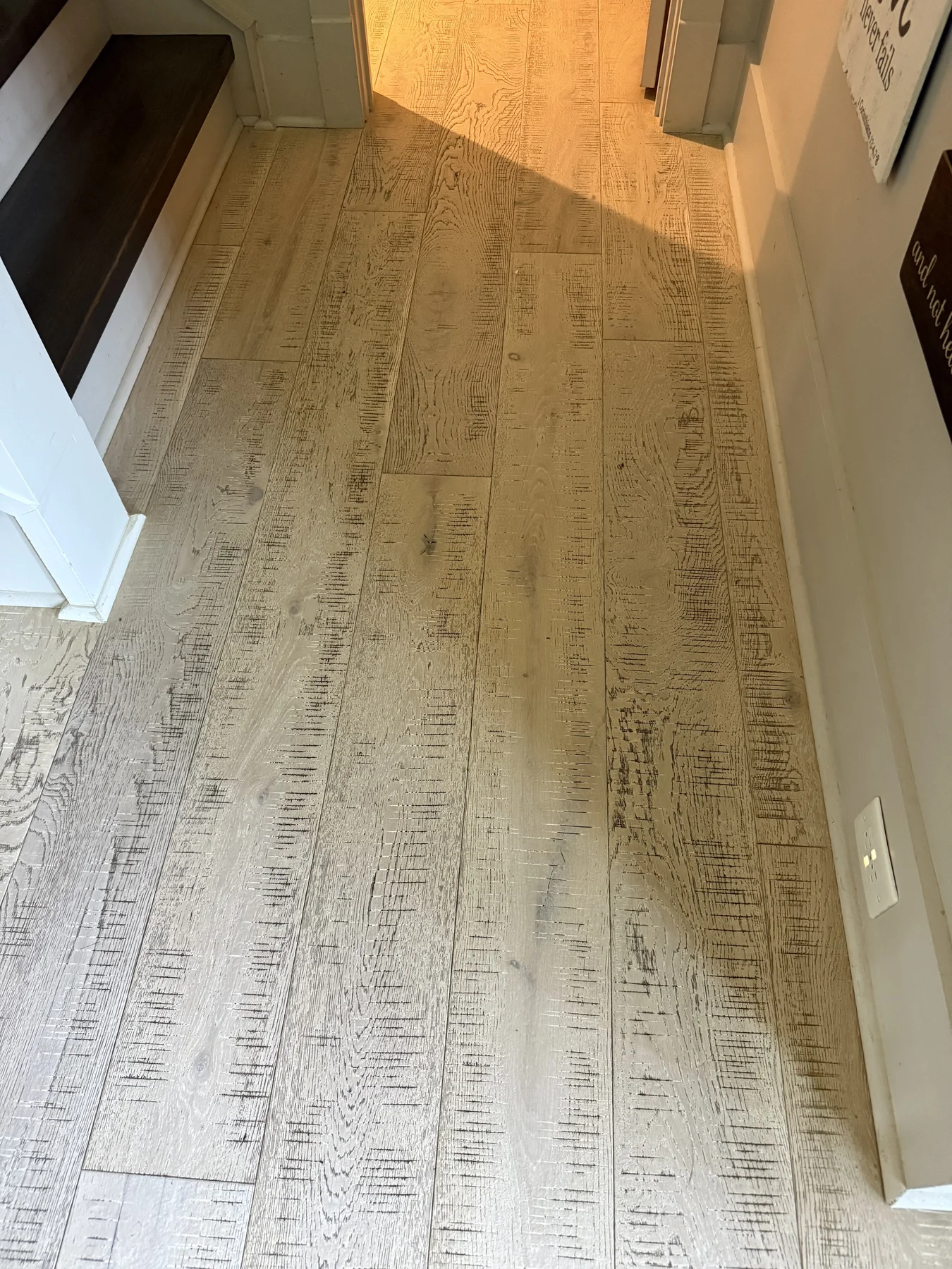 South Charlotte: Hallway – before refinishing