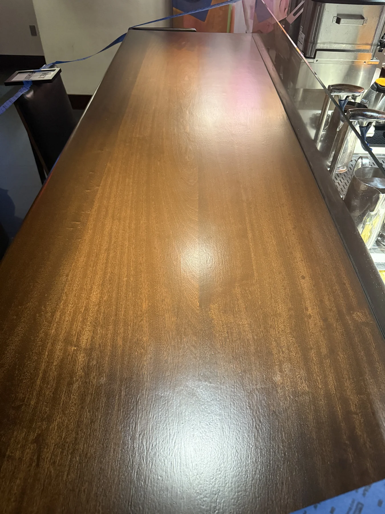 South Charlotte: Bar Top – after ReCoat Revolution refinishing