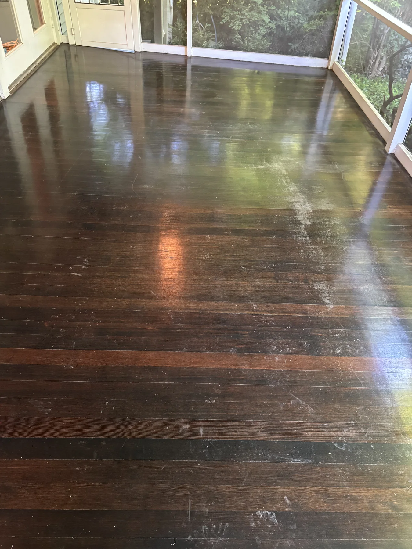 West Cincinnati: Porch – before refinishing