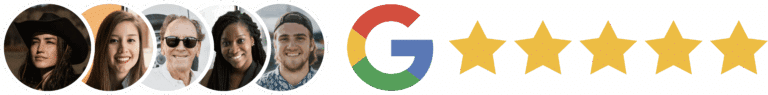 5-star Google reviews