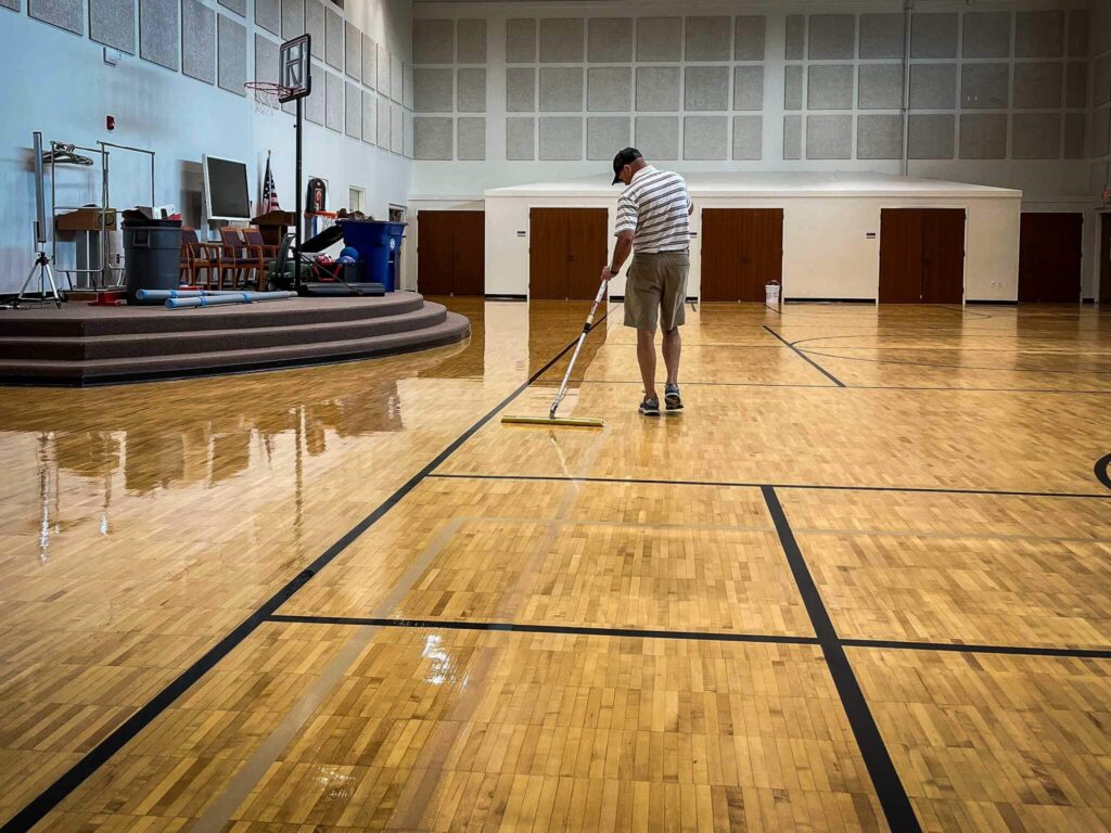 Hardwood floor by ReCoat Revolution — Central Institute for the Deaf